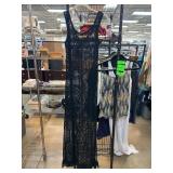 Black Mesh Dress by Venus with Sleeveless Design