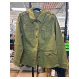 Isaac Mizrahi Live Green Utility Jacket