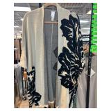 Marla Wynne Knit Cardigan with Floral Pattern