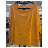 G by Giuliana Womenï¿½s 1X Mustard Sweater