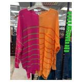 Davi & Dani Color-Blocked Knit Sweater