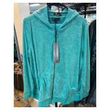 D2 Turquoise Hooded Jacket with Tank Top