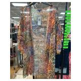 Democracy Womenï¿½s Sheer Open-Front Cardigan