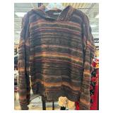 Earthbound Trading Co. Brown Hooded Sweater