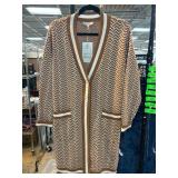 D2 XL Knit Cardigan with Belted Waist