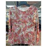 Paisley Pattern Womenï¿½s Long-Sleeve Top