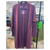 G By Giuliana Purple Open Cardigan