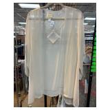 Wynne Layers Sheer Open Front Topper