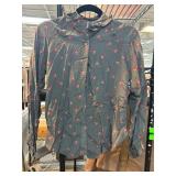 Lisa Ferranti 100% Silk Floral Blouse