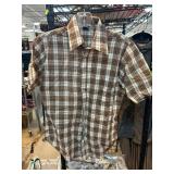 Tripic Play Brown Plaid Short-Sleeve Shirt