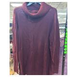 H by Halston Womenï¿½s Burgundy Sweater