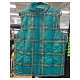 Denim & Co. Quilted Plaid Vest