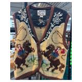 Heirloom Collectibles Western-Themed Knit Vest