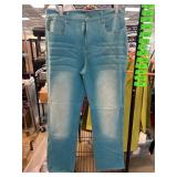 DG2 Diane Gilman Turquoise Denim Jeans