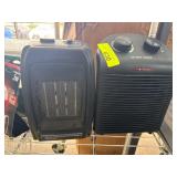 Two Portable Electric Fan Heaters