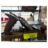 Power-Kraft Hand Plane With Wood Handles