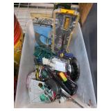 Tools and Hardware in Storage Bin