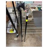 Walking Sticks with Decorative Handles