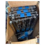 Metal Shelf Components in a Cardboard Box