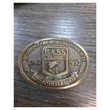 Bass Anglers 25th Anniversary Belt Buckle