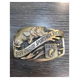 Bass Anglers Sportsman Society Belt Buckle