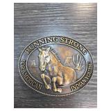 Commemorative Running Strong Belt Buckle