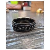 Stainless Steel Band with Ornate Design