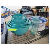 Teal and Blue Kitchenware