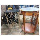Accent Tables in Wood and Metal
