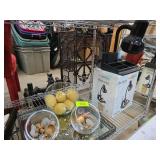 Decorative Glass Bowls and Accessories Lot