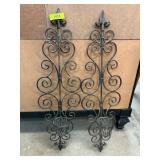 Scrolled Metal Wall Sconces