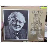 Lionel Barrymore Gold-Etch Prints Portfolio