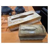 Decorative Boxes with Gold Accents