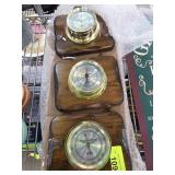 Instruments on Wood Plaques