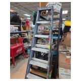Louisville Aluminum Ladder with Five Steps