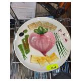Hand-Painted Ceramic Serving Platter
