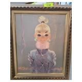 Jean Caron 16ï¿½20 Framed Oil Portrait