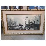 Landscape Street Scene Signed Legrand