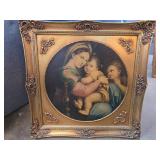 Framed Madonna of the Chair Art Print