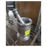 Metal Mortar and Pestle Set