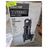 Everbilt 1/2 HP Sewage Pump