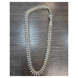 Sterling Silver Necklace, 2.2oz
