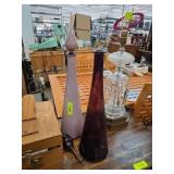 Two Glass Decanters with Stoppers