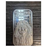 Chief Geronimo .999 Fine Silver Bar