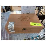 Wooden Oro de Cuba Havana Box With Contents