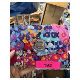 Vera Bradley Quilted Wallet and Lightweight Backpa