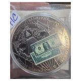 Commemorative Coin with Banknote Design