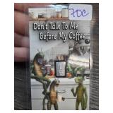 Decorative Coffee-Themed Novelty Item