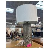 Modern Table Lamp With Textured Base