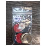 Bag of Old State Tax Tokens and Coins